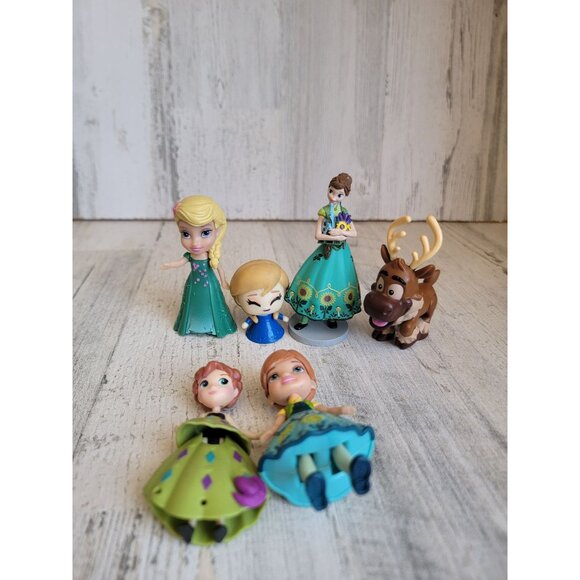 Queen Anna frozen Disney princess set Elsa variety set - Picture 2 of 6